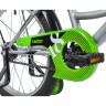 Детский велосипед NOVATRACK VECTOR 18” серебристо-зеленый 183VECTOR.SL9